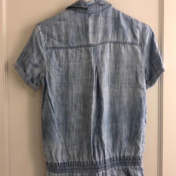 Chambray romper worn once in new condition. - Picture 5 of 5